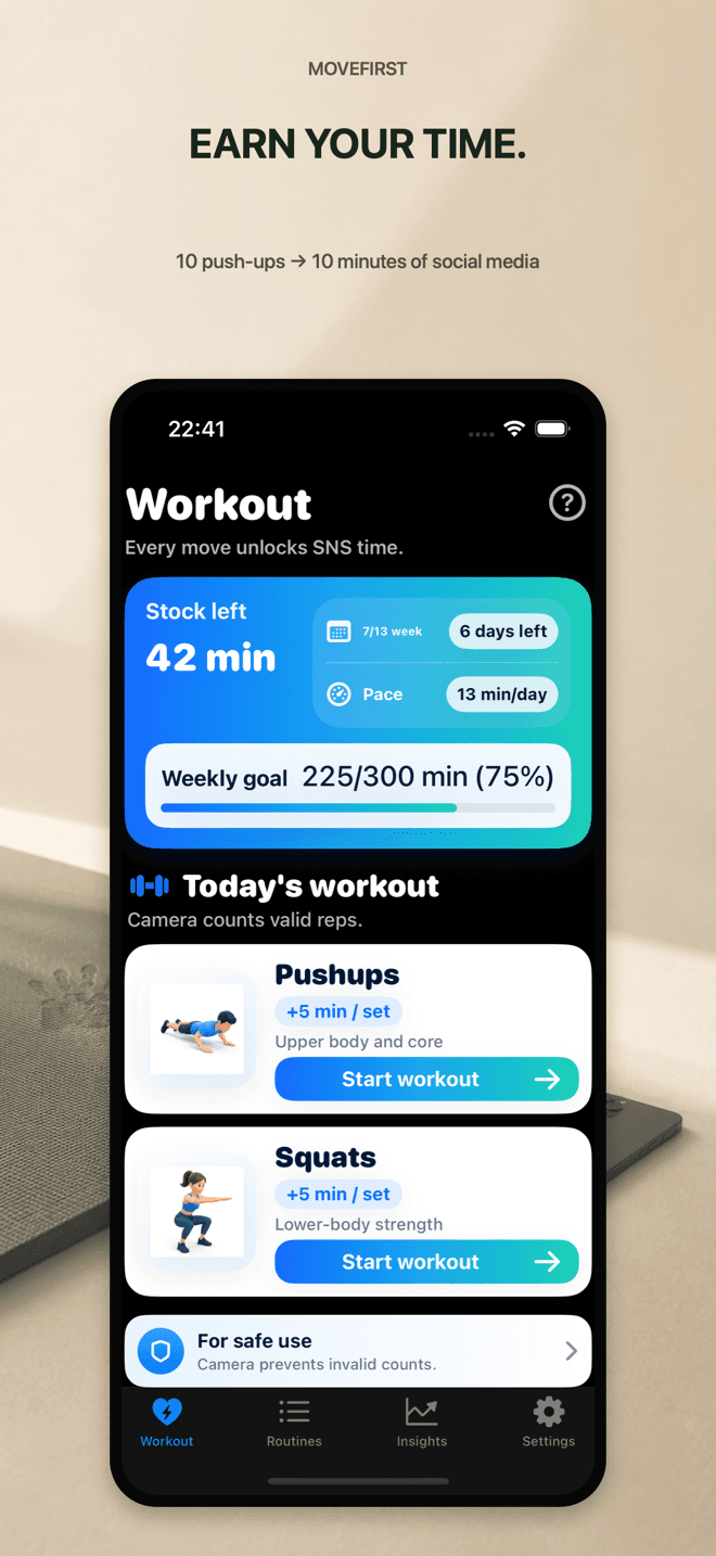 MoveFirst App Store preview